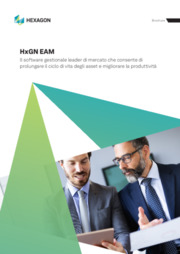 HxGN EAM - Il software gestionale leader di mercato che consente di prolungare il ciclo di vita degli asset e migliorare la produttività