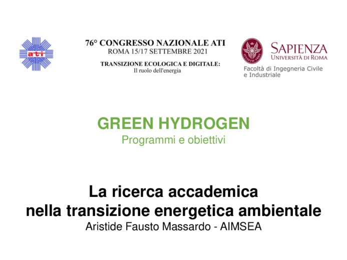 Idrogeno verde: La ricerca accademica nella transizione energetica ambientale