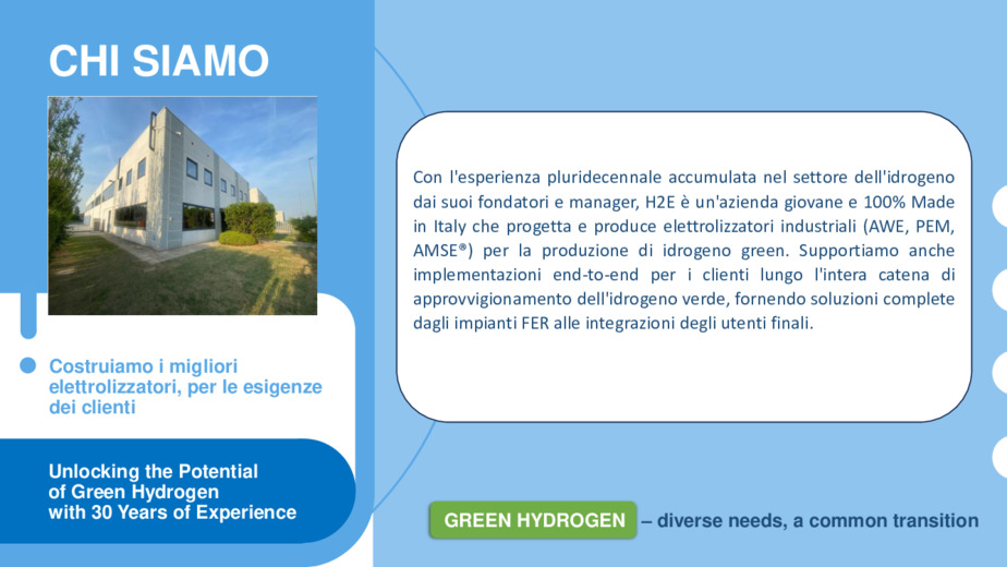 Utilizzo dell'idrogeno verde nell'industria e nella vita quotidiana