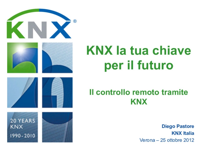Il controllo remoto tramite KNX