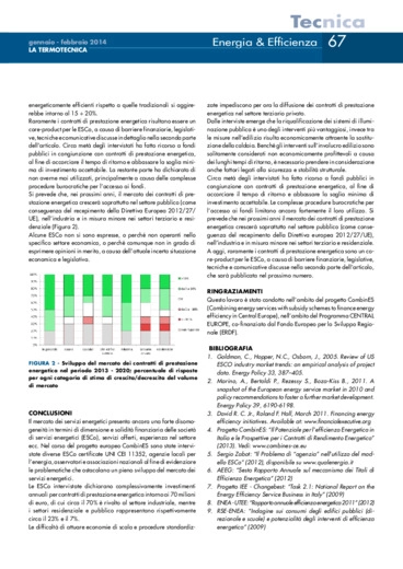 Il mercato italiano dei contratti di prestazione energetica: i risultati di un sondaggio presso ESCo - Parte 1