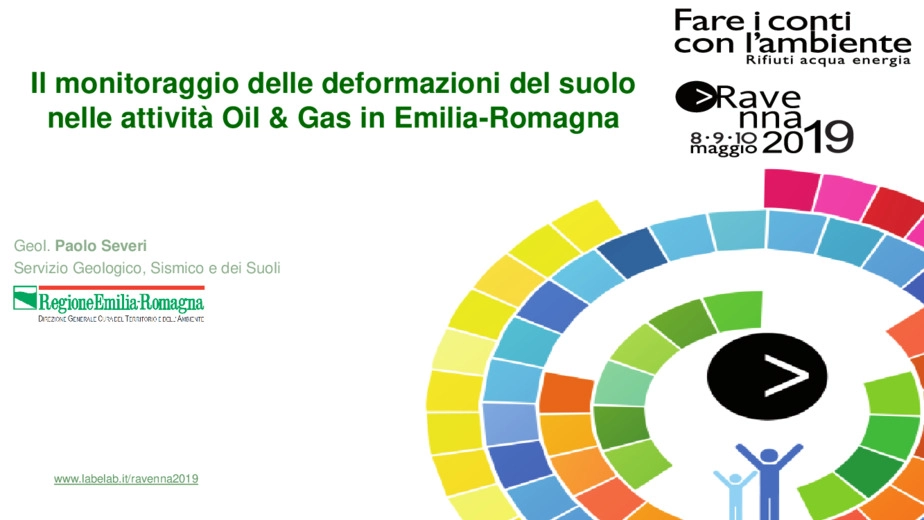 Il monitoraggio delle deformazioni del suolo nelle attivit OIL & GAS in Emilia Romagna
