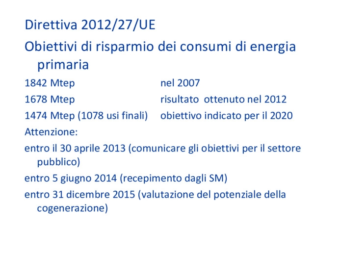 Il potenziale di sviluppo dellindustria italiana dellefficienza energetica