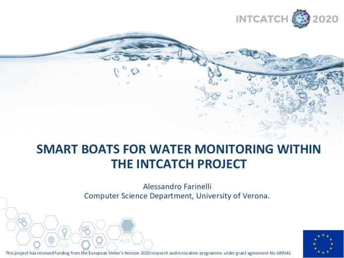 Il progetto europeo INTCATCH. Sistema innovativo monitoraggio dei corpi idrici