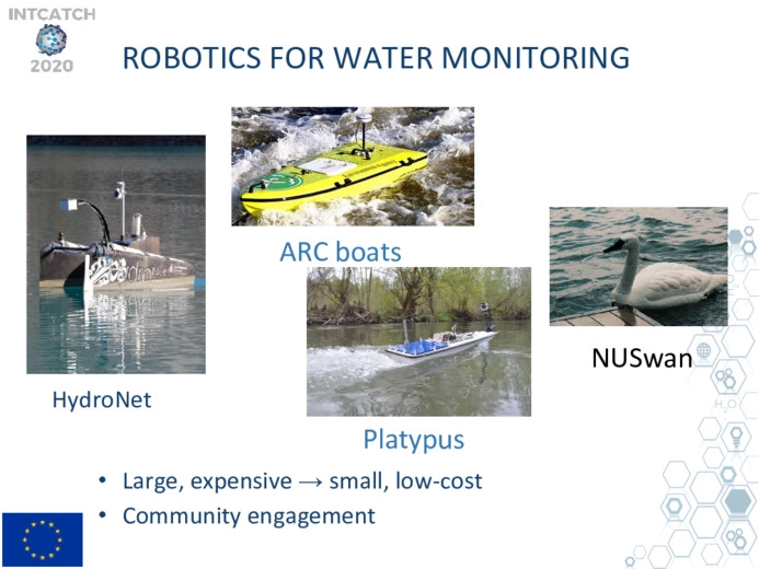 Il progetto europeo INTCATCH. Sistema innovativo monitoraggio dei corpi idrici superficiali mediante droni acquatici.