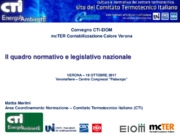 Il quadro normativo e legislativo nazionale 