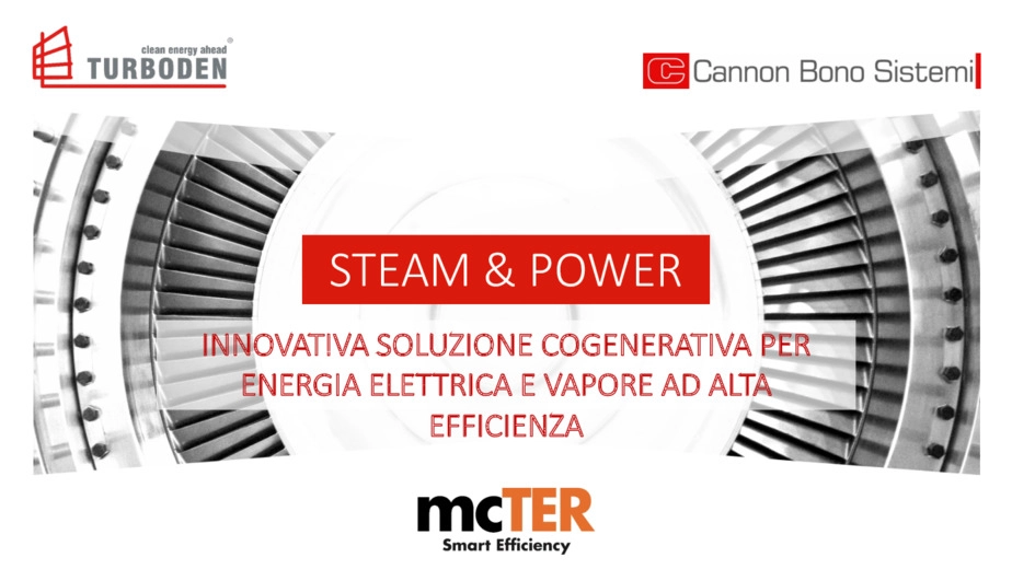 Il sistema ORC Steam & Power: innovativa soluzione cogenerativa per energia elettrica e vapore ad alta efficienza