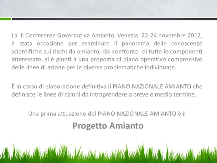 Il trattamento e lo smaltimento dei rifiuti contenenti Amianto: situazione italiana