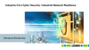 Industria 4.0 e Cyber Security: Industrial Network Resilience