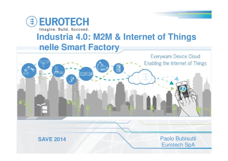 Industria 4.0: M2M & Internet of Things nella Smart Factory
