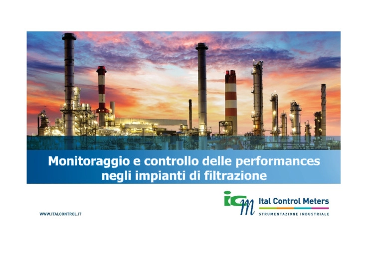 Industria 4.0 - Monitoraggio e controllo delle performances negli impianti