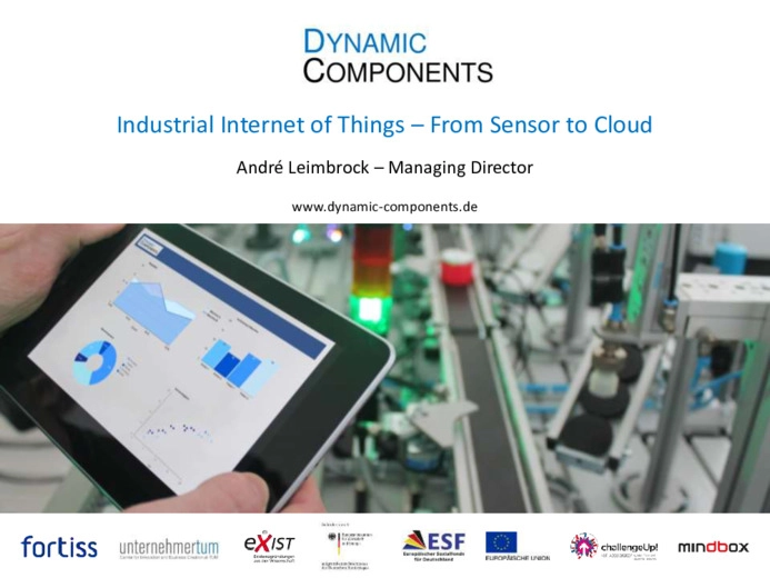 Industrial internet of things – From sensor to cloud
 