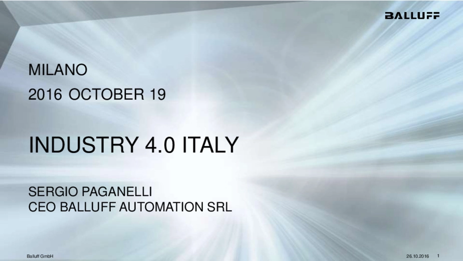 Industry 4.0 Italy 