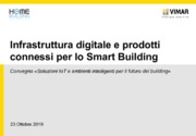 Infrastruttura digitale e prodotti connessi per lo Smart Building