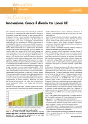 Innovazione. Cresce il divario tra i paesi UE