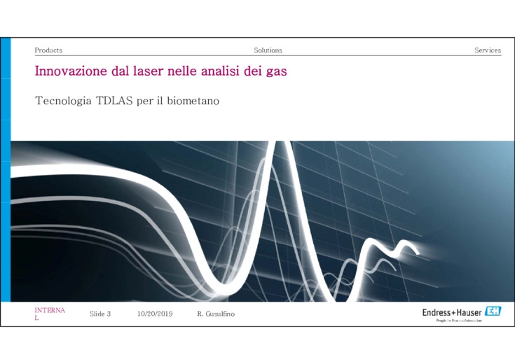 Innovazione dal laser nelle analisi dei gas: tecnologia TDLAS per il biometano e RAMAN per LNG