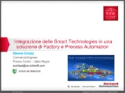Integrazione delle Smart Technologies in una soluzione di Factory e Process Automation