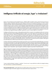 Intelligenza Artificiale ed energia, hype* o rivoluzione?