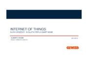 Internet of Things - Nuovi orizzonti evolutivi per la Smart
