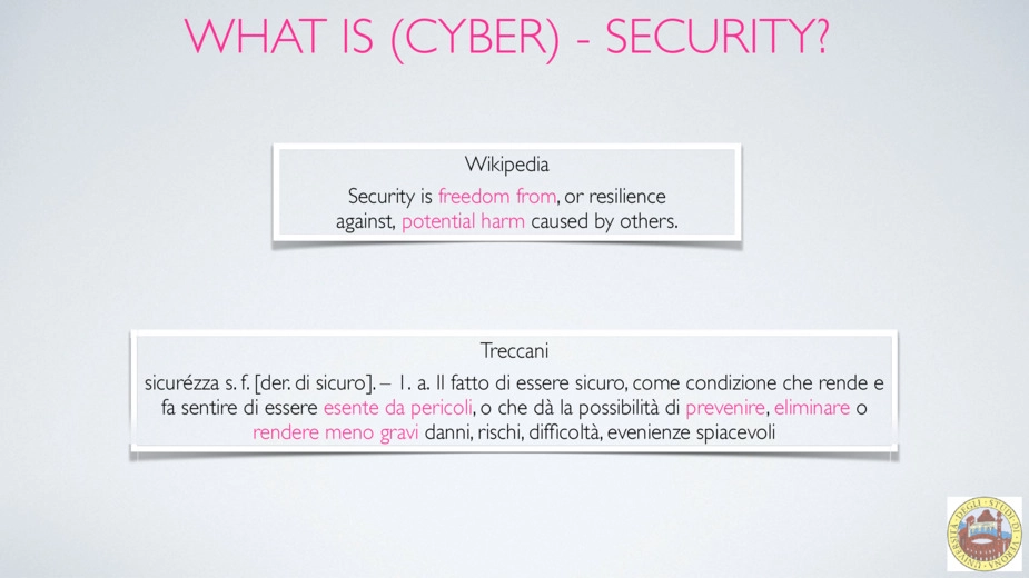 Introduzione alla Cybersecurity - Supporto decisionale e metodologie di valutazione della protezione informatica