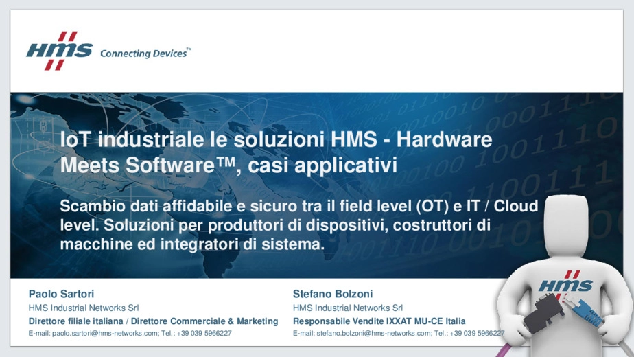 IoT industriale: le soluzioni HMS - Hardware Meets Software, casi applicativi