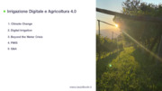Irrigazione digitale ed agricoltura 4.0