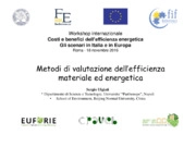 Italia e in Europa - Costi e benefici dell’efficienza energetica