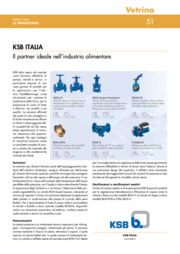 KSB ITALIA Il partner ideale nell'industria alimentare