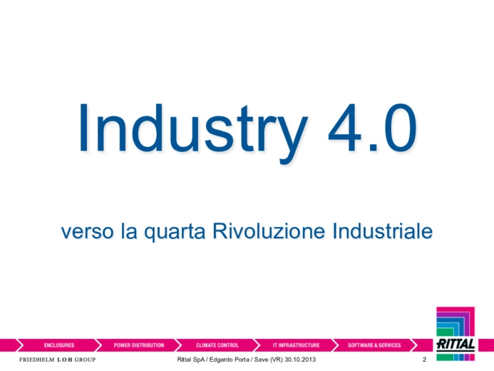 Levoluzione Industriale Industry 4.0: soluzioni rivoluzionarie per infrastrutture IT nel mercato del Food&Beverage