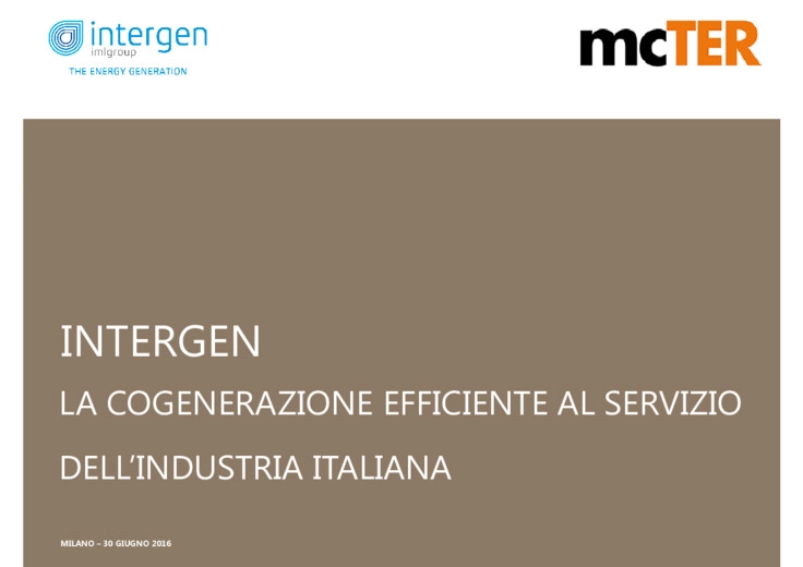 La cogenerazione efficiente al servizio dell'industria italiana