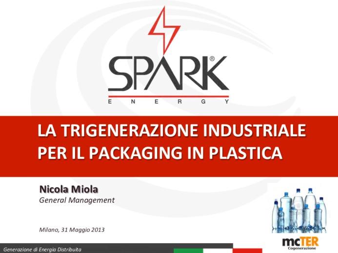 La cogenerazione industriale per il packaging in plastica