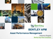 La gestione e manutenzione degli Asset e loro performance
