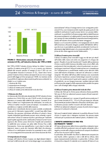 La position paper sulla chimica sostenibile del gruppo di lavoro AIDIC sulla transizione energetica