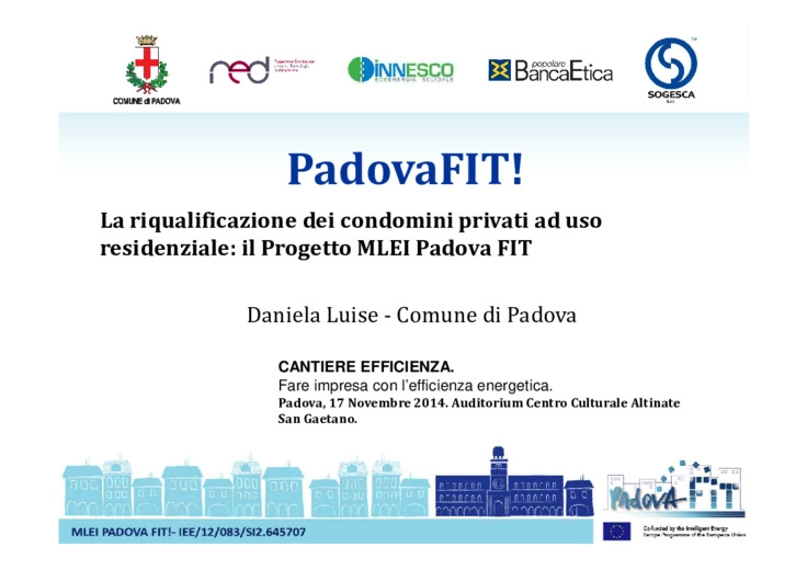 La riqualificazione dei condomini privati ad uso residenziale: il Progetto MLEI Padova FIT