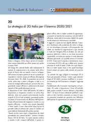 La strategia di 2G Italia per il biennio 2020/2021