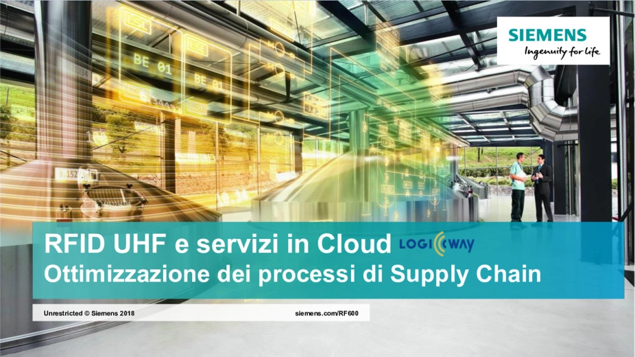 La tecnologia RFID UHF e servizi in Cloud nellottimizzazione dei processi di Supply Chain
