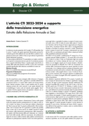 L'attivit CTI 2023-2024 a supporto della transizione energetica 