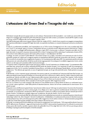 L'attuazione del Green Deal e l'incognita del voto