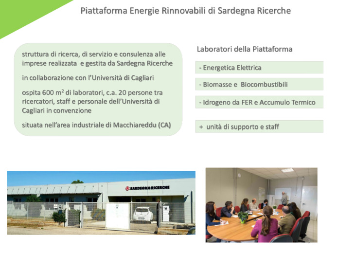 Le attività nel settore dell'idrogeno della Piattaforma Energie Rinnovabili di Sardegna Ricerche
