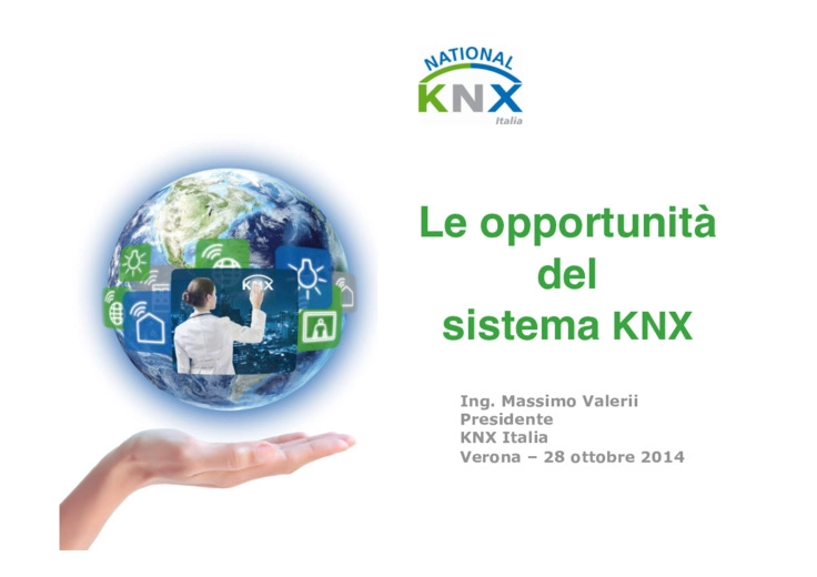 Le opportunit del sistema KNX
