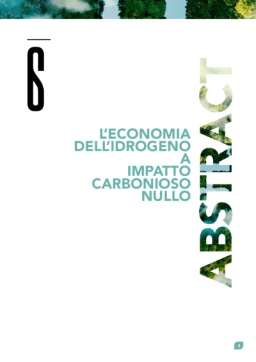 Le 7 proposte del Coordinamento Free per l'Italia a 2030: l'economia dell'idrogeno verde