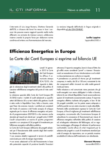 Le “smart grids” in Europa sotto mandato M/490 - I
