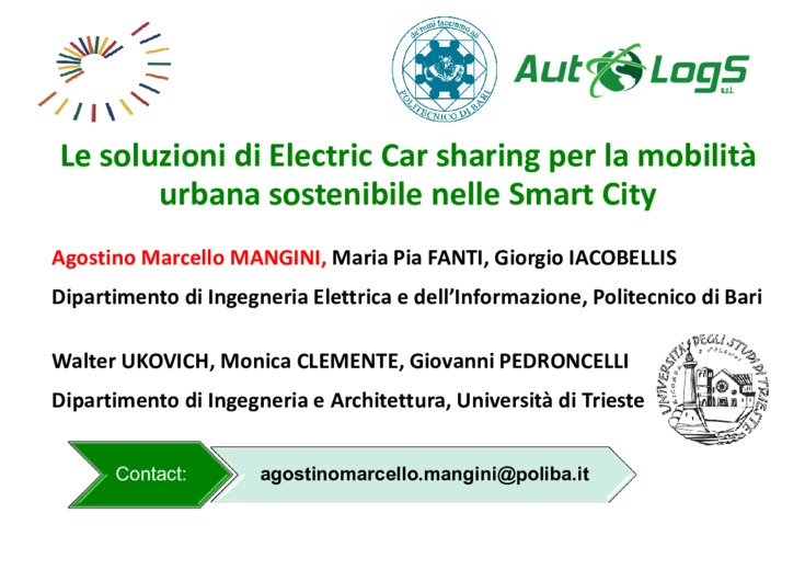 Le soluzioni di Electric Car sharing per la mobilit urbana sostenibile nelle Smart City