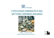 L'efficienza energetica nel settore cartario italiano