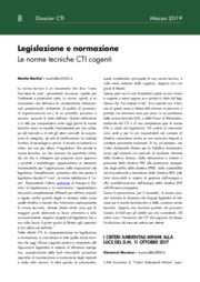 Legislazione e normazione - Le norme tecniche CTI cogenti
