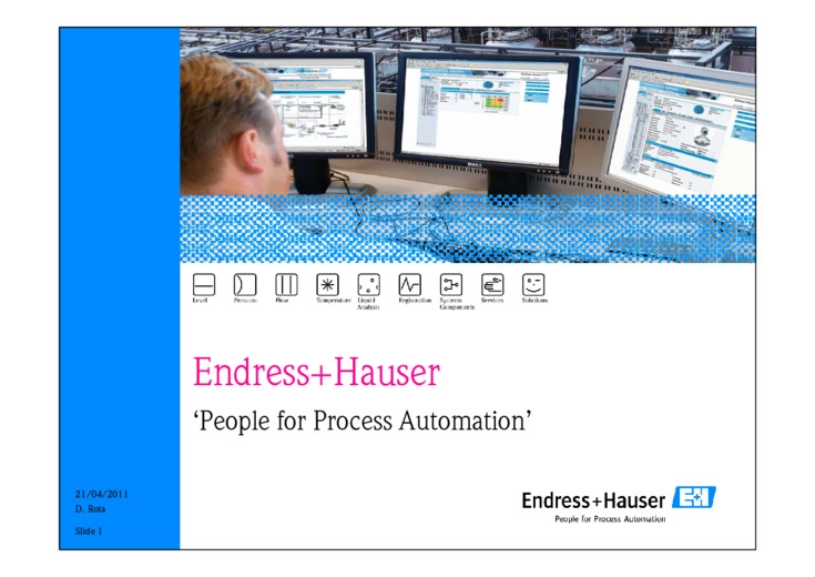 L'esperienza di Endress+Hauser nell'ambito della strumentazione per l'industria di processo