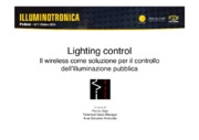 Lighting control. Il wireless come soluzione per il controllo dell’illuminazione pubblica