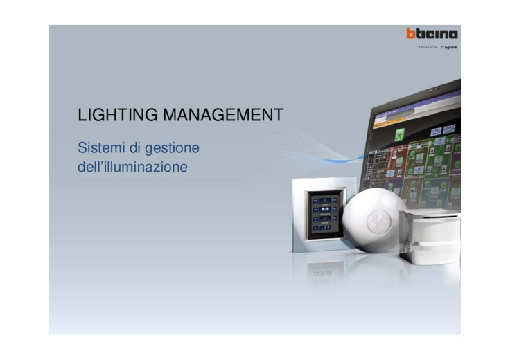 Lighting Management aspetti tecnici e normativi
