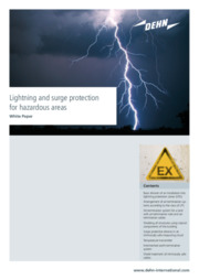 Lightning and surge protection for hazardous areas