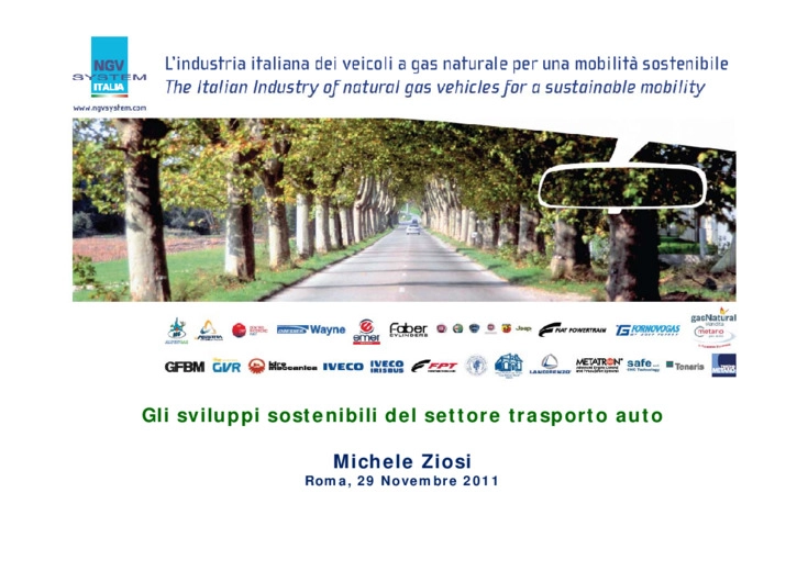L'industria italiana dei veicoli a gas naturale per una mobilit sostenibile